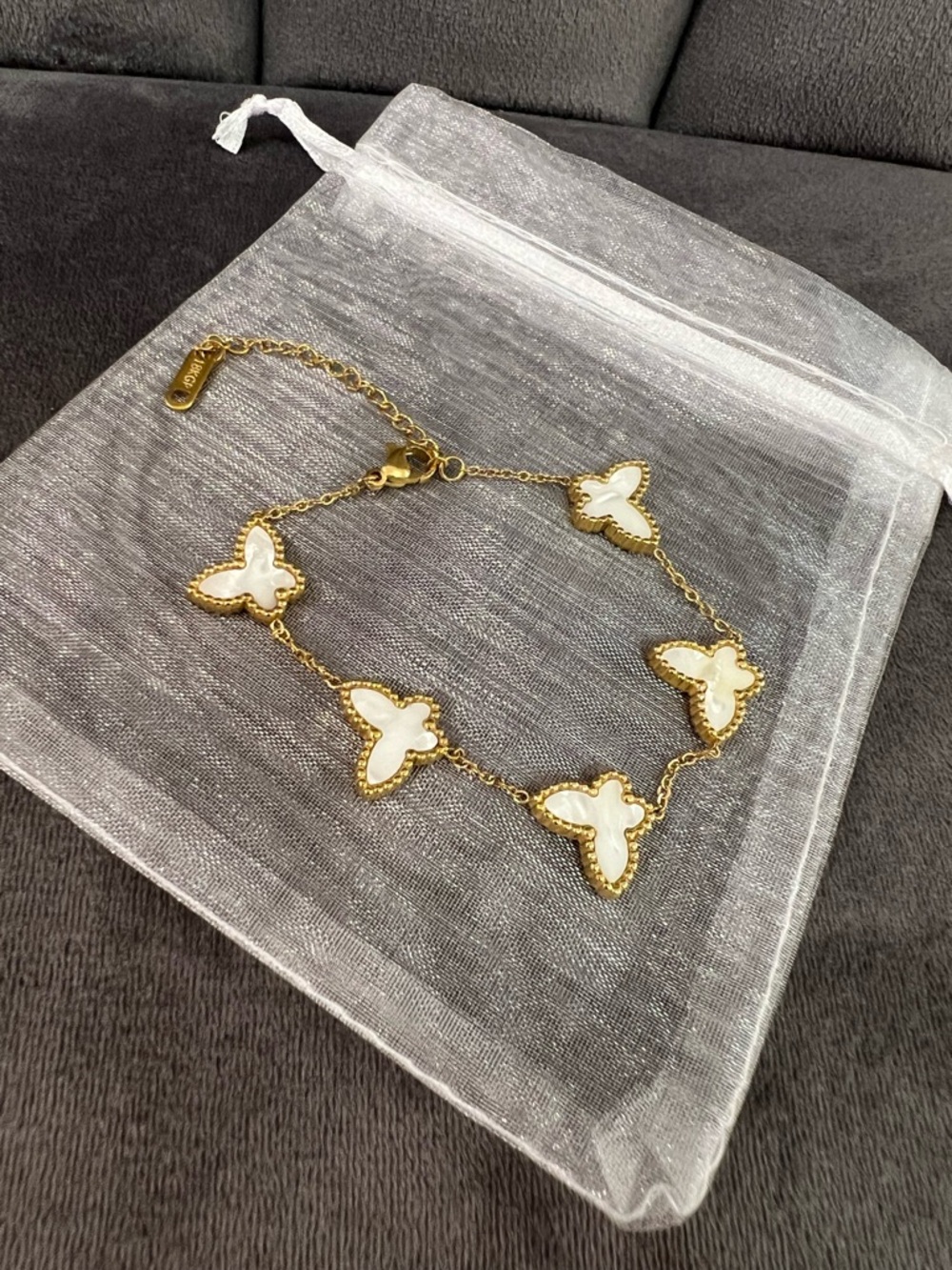Butterfly Link Bracelet - Women Jewelry - Picture 2 of 4